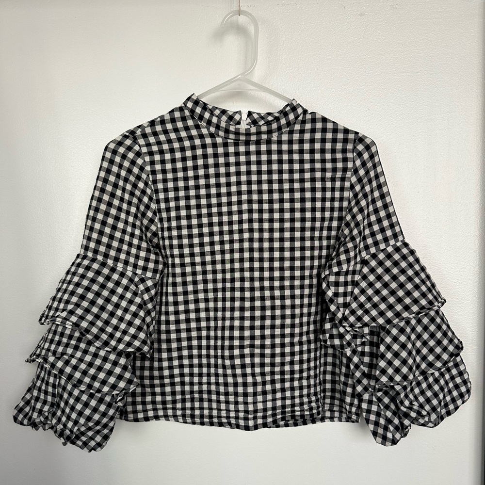 ara Women's White and Black Blouse